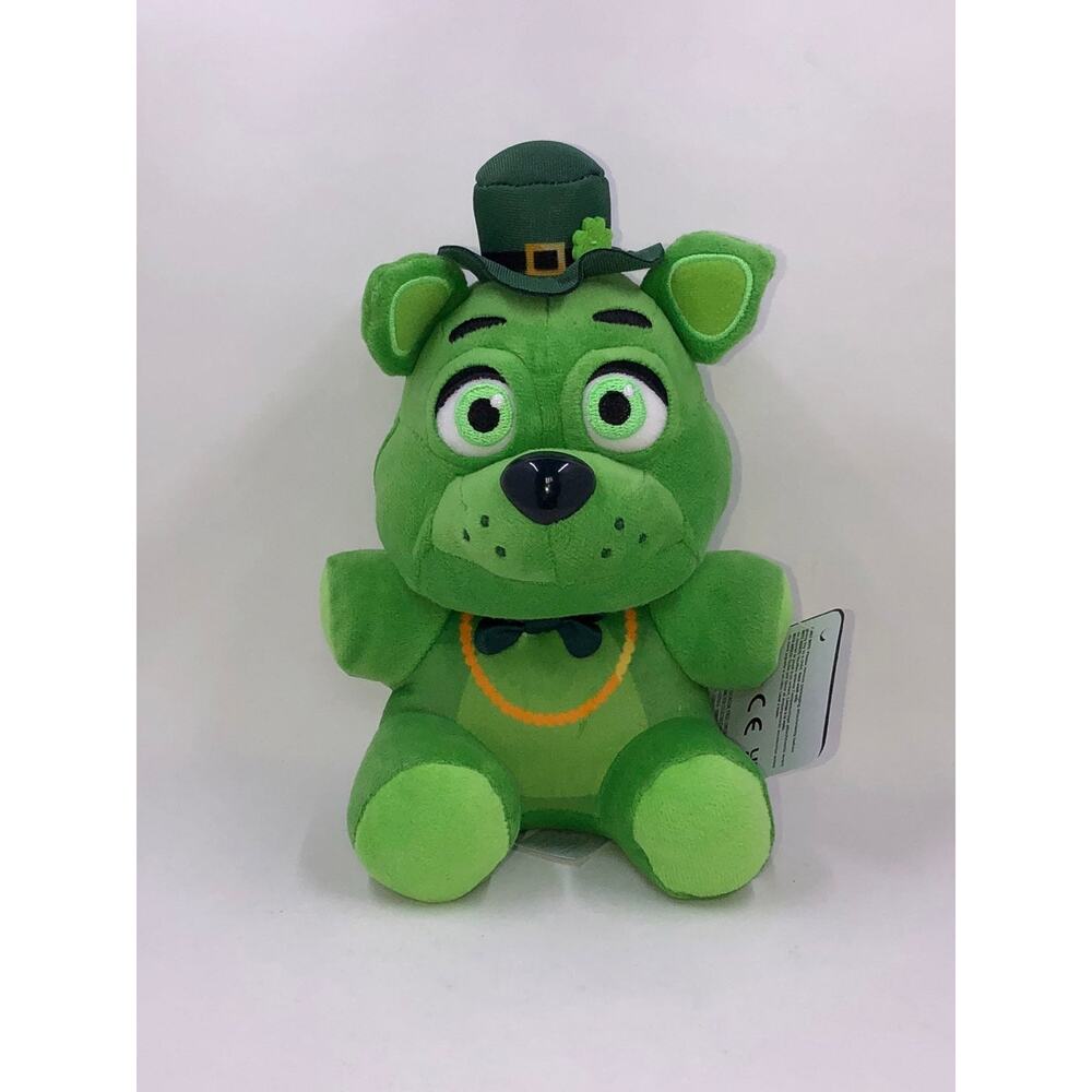 New Funko Five Nights At Freddy’s Green Shamrock FNAF Bear Stuffed Plushies Toy